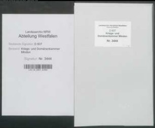 Bau und Reparatur der geistlichen Gebäude zu Brackwede (Amt Sparrenberg, Vogtei Brackwede)