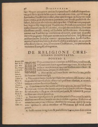De Religione Christiana Disputatio.