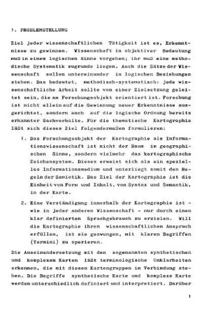 1. Problemstellung