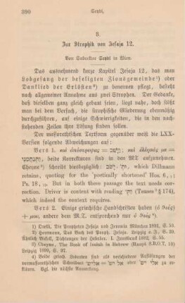 390-395 Zur Strophik von Jesaja 12