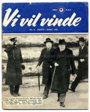 Illustrierte Propagandaschrift der Alliierten für die Bevölkerung im besetzten Dänemark