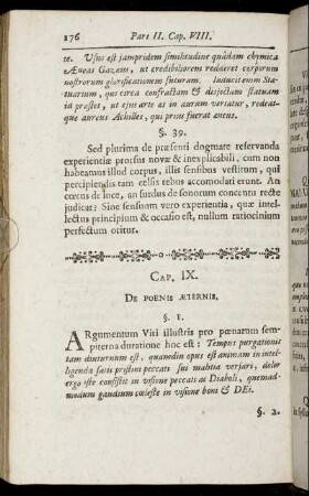 Cap. IX. De Poenis Æternis