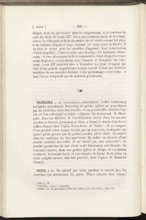 V (Vestiaire - Voile)