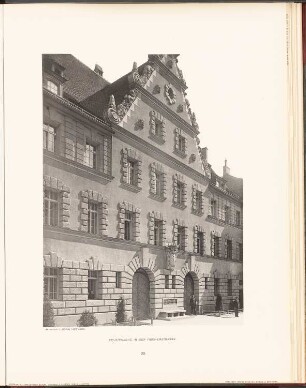 Feuerwache in der Fischerstraße, Berlin: Ansicht (aus: Neubauten der Stadt Berlin, Bd. I, 1902)