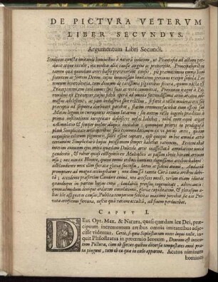Argumentum Libri Secundi.