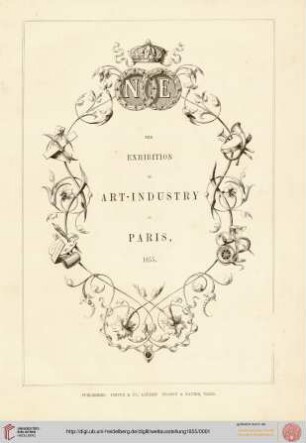 The Exhibition of Art-Industry in Paris, 1855