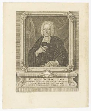Bildnis des Iohann George Knapp