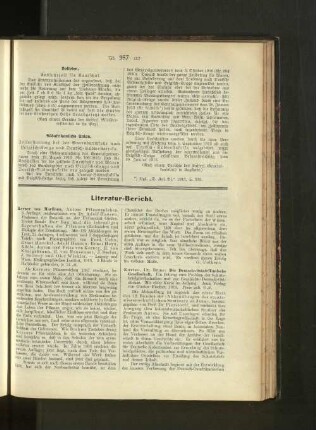 Literatur-Bericht und Koloniale Literatur. XXI