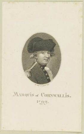 Bildnis des Marquis of Cornwallis