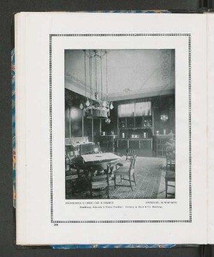 Speisesaal in Mahagoni
