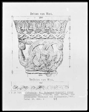 Kapitell einer Langhaussäule von 1133/46