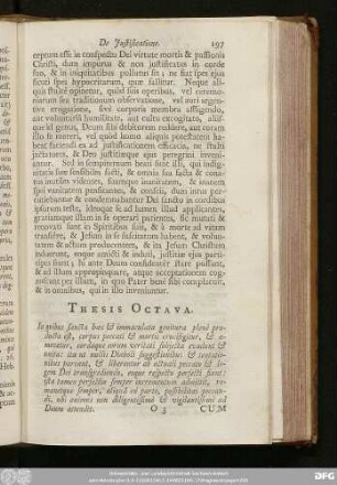 Thesis Octava.