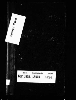 Hypothekenbuch von Wohla (bei Löbau)