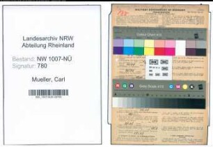 Entnazifizierung Carl Mueller , geb. 05.12.1904 (Weber)