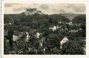 Scharfenstein. Blick auf Scharfenstein