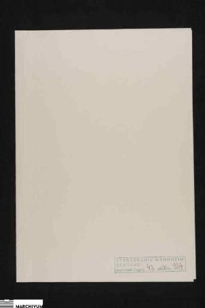 Inventarium und Eventualabteilung für Margaretha Orth geb. Hornig, Witwer Philipp Orth