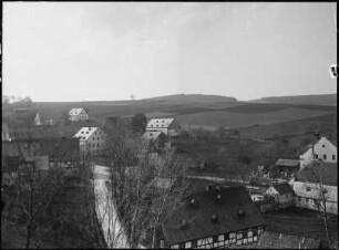 Lauterbach, Blick vom Turm der Pfarrkirche auf den Ort