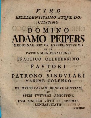 Exercitatio acad. exhibens nonnullas observationes circa aquae simplicis naturam