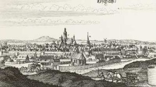 Karren, einachsig, Stich von M. Merian