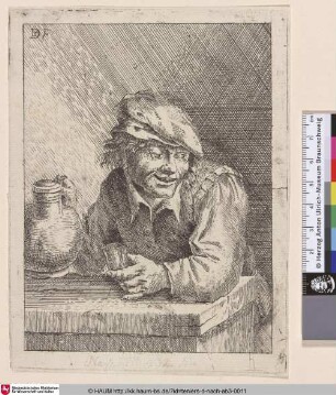 [Bauer mit Krug und Becher; Peasant with a Jar und a Cup]