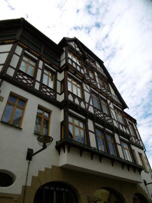 Schmalkalden: Fachwerkhaus in der Altstadt