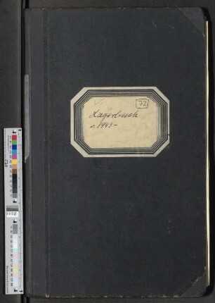Lagerbuch von 1943 : Geschäftsbuch, UML 72