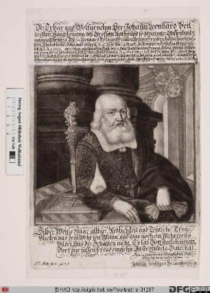 Bildnis Johann Leonhard Beil d. Ä.