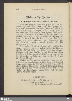 Medicinische Papiere