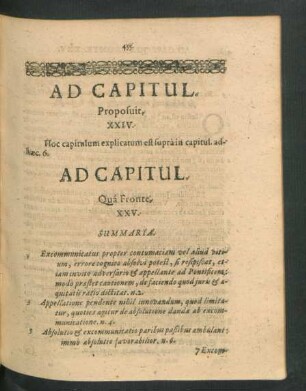 Ad Capitul. Proposuit. XXIV., XXV.