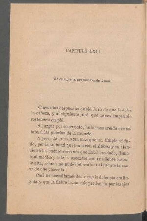 Capítulo [LXVIII.] - Se cumple la predicción de Juan.