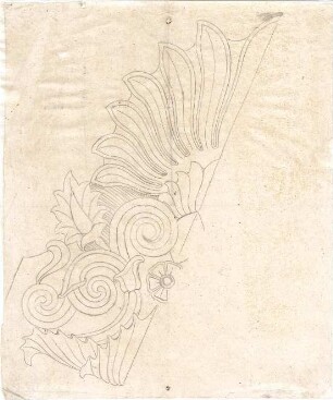 Reiffenstuel, Michael; Ornamentzeichnungen - Rankenwerk (Detail)