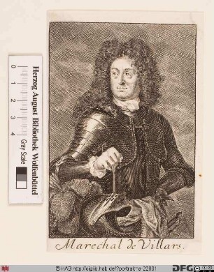 Bildnis Claude-Louis-Hector de Villars (1705 duc)