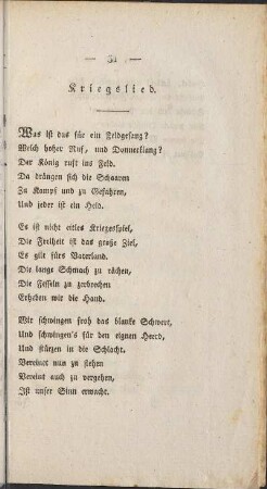 Kriegslied