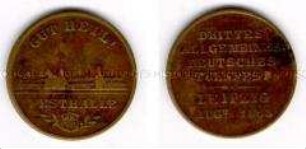 Deutschland, Medaille auf das Dritte Turnfest in Leipzig