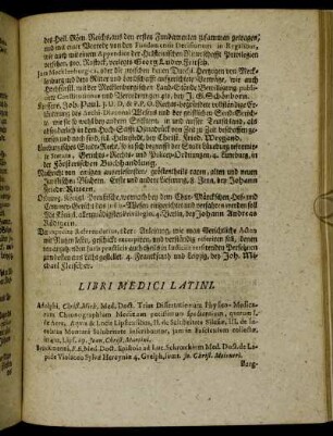 Libri Medici Latini.
