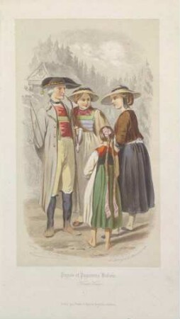 "Paysan et Paysannes Badois. (Forêt Noire)"