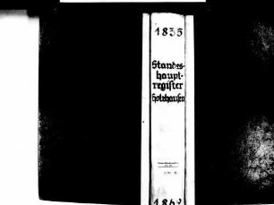 Holzhausen, March FR; Katholische Gemeinde: Standesbuch 1835-1869