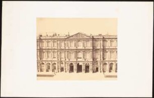 Louvre, Paris: Ansicht (aus: sog. »Koch-Mappe«)