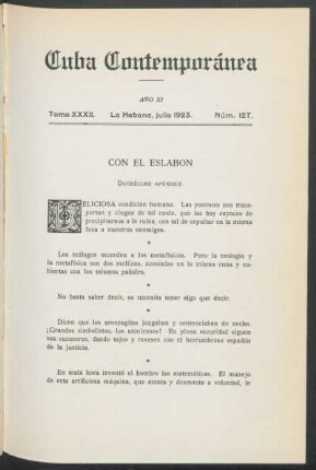 Con el eslabón : (Duodécimo apéndice)