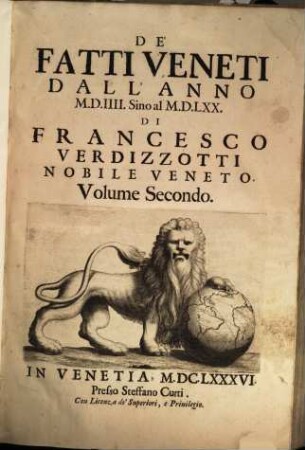 De'fati veneti, 2. Dall'anno 1504 sino al 1570. - 1686
