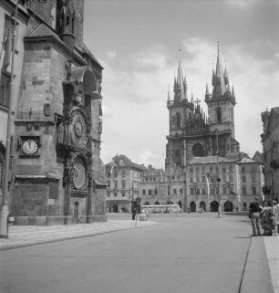 Stadtanlage, Katholische Kirche der Jungfrau Maria vor dem Teyn, Prager Altstadt, Tschechische Republik