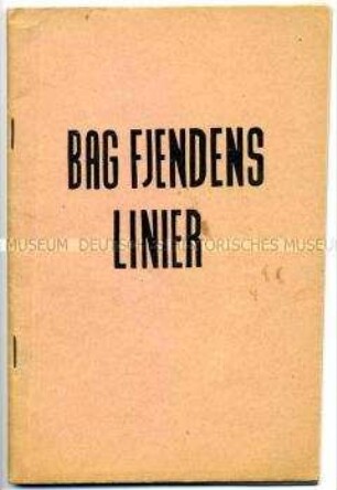 Broschüre über den Partisanenkampf an der Ostfront für die dänische Widerstandsbewegung (in dänischer Sprache)