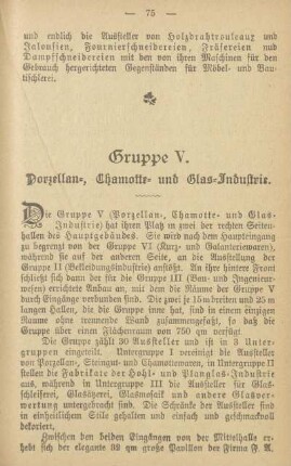 Porzellan-, Chamotte- und Glas-Industrie