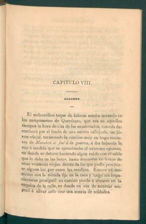 Capítulo VIII. - Allende.