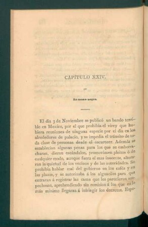 Capítulo XXIV. - La mano negra.