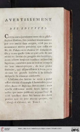 $Avertissement des editeurs