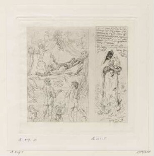 Frontispiz aus: "La messe de Gnide", Brüssel 1881