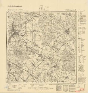 1792 (alte Nr.: 477) Schippenbeil, Topographische Karte 1:25000 (4cm - Karte)