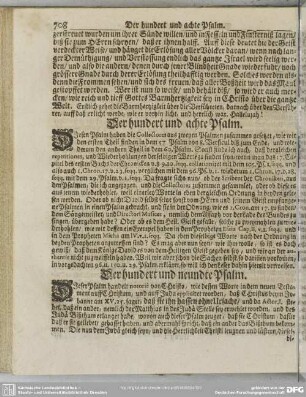 Der hundert und achte Psalm