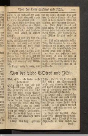 Von der Liebe Gottes und Jesu.
